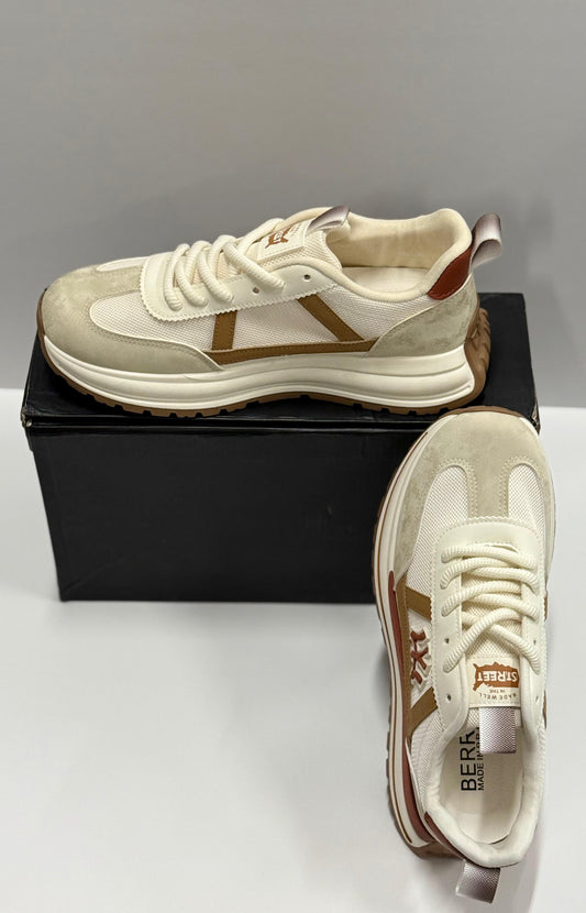 🏙️ Urban Street Sneakers – Bold Style Meets Everyday Comfort (BEIGE)