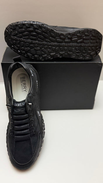 Men's Sneakers | Trendy Casual Shoes- BLACK
